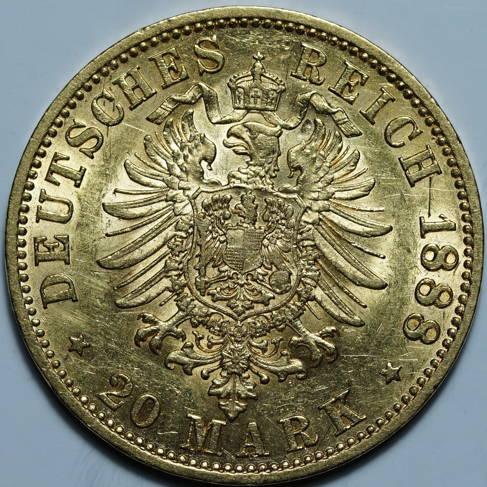 20 марок 1888 A