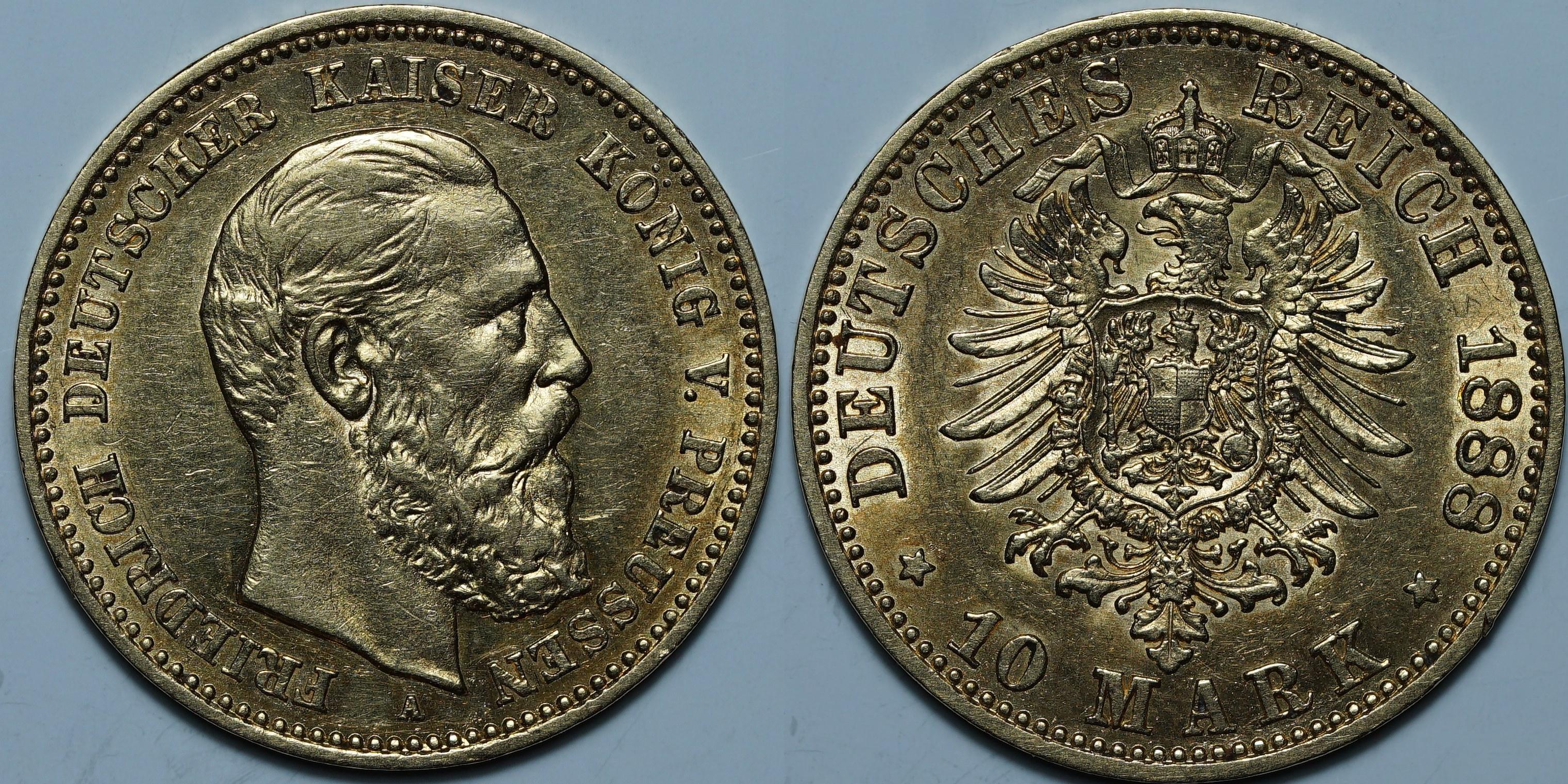 10 марок 1888 A