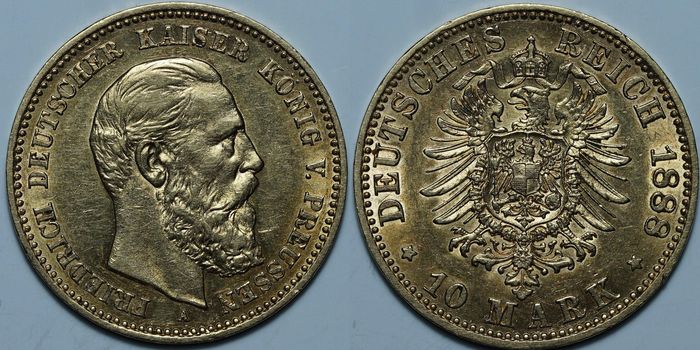 10 марок 1888 A