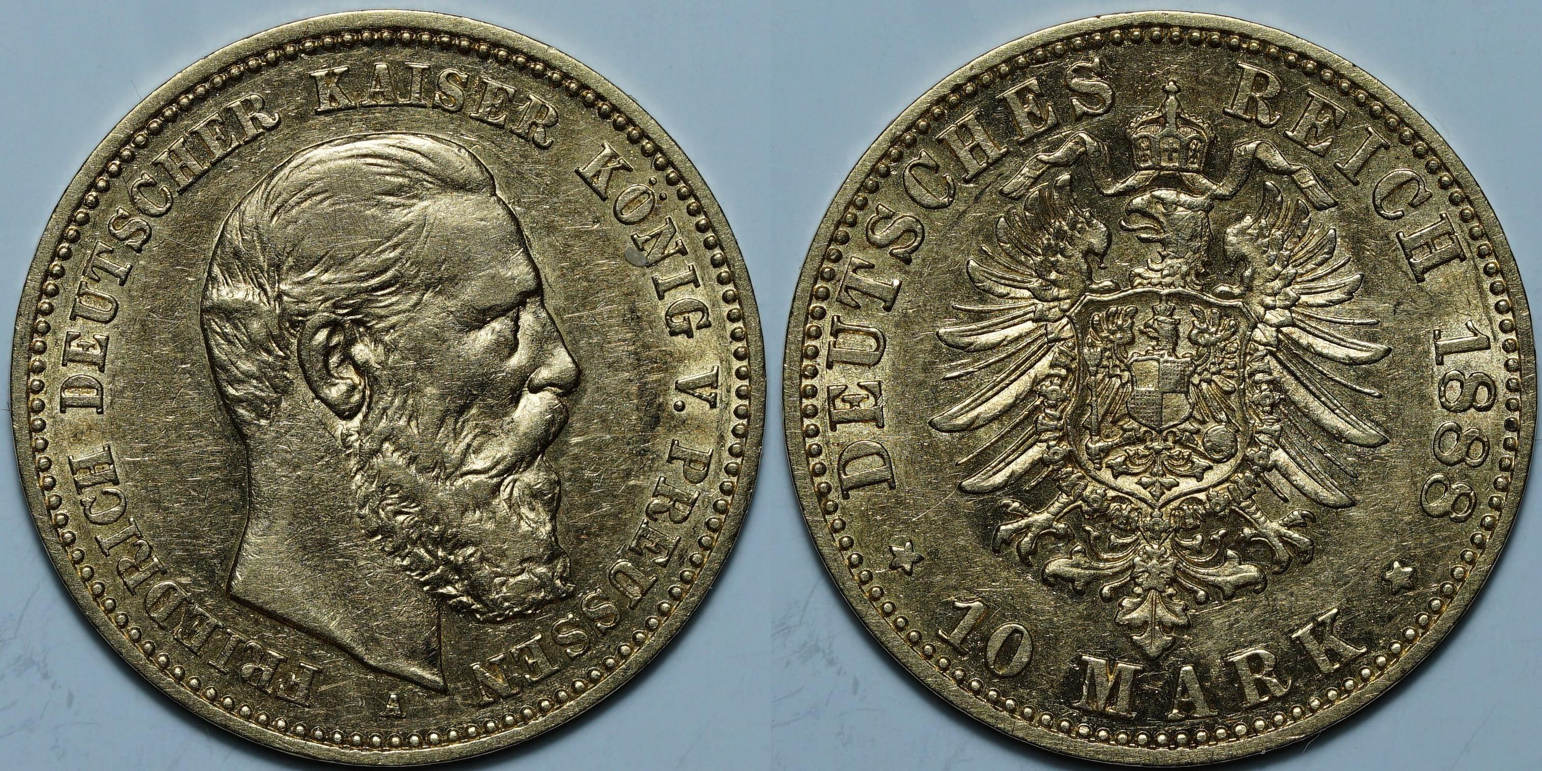 10 марок 1888 A