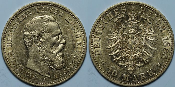 10 марок 1888 A