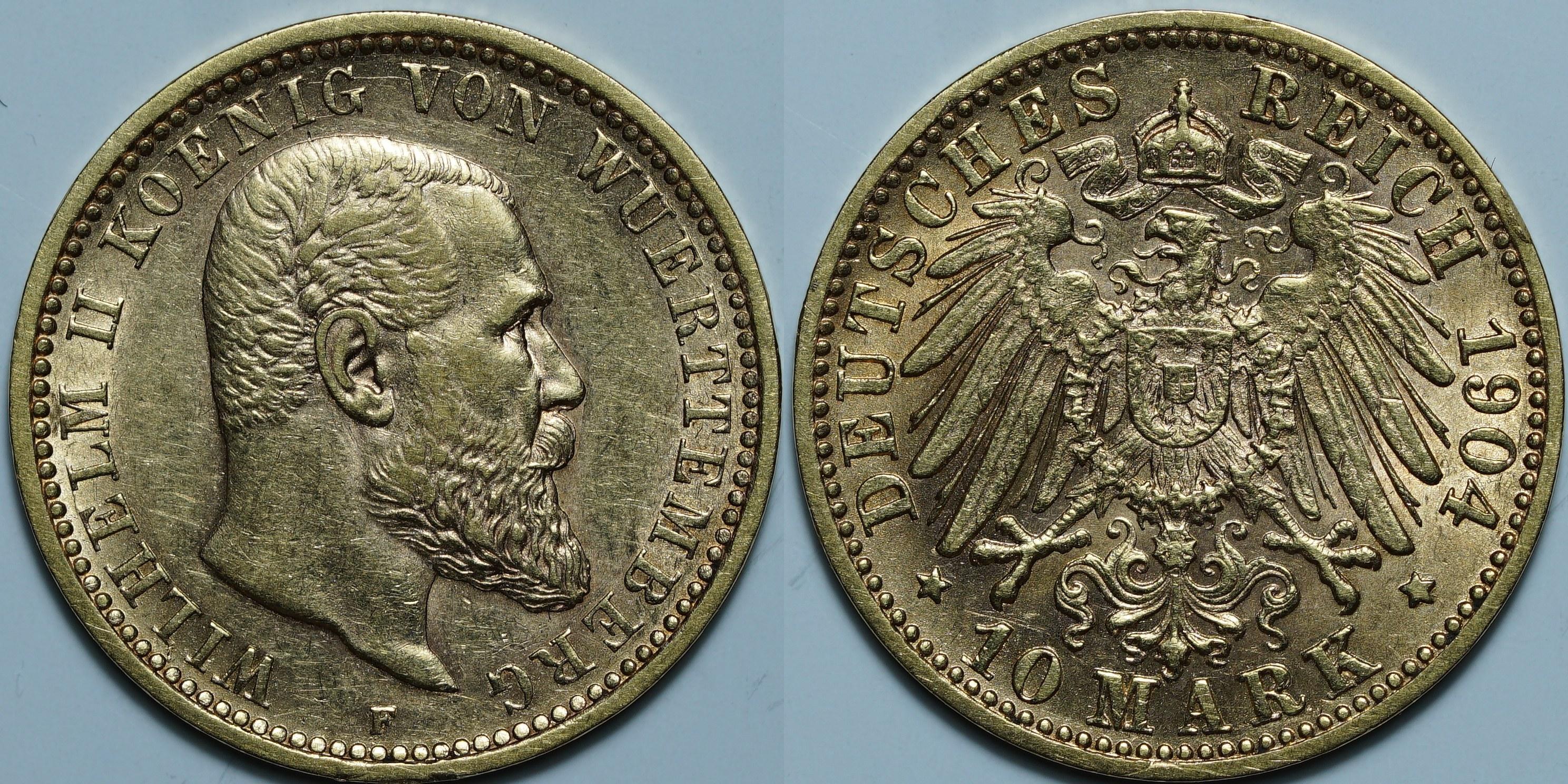 10 марок 1904 F