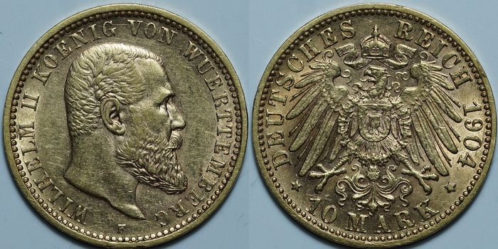 10 марок 1904 F