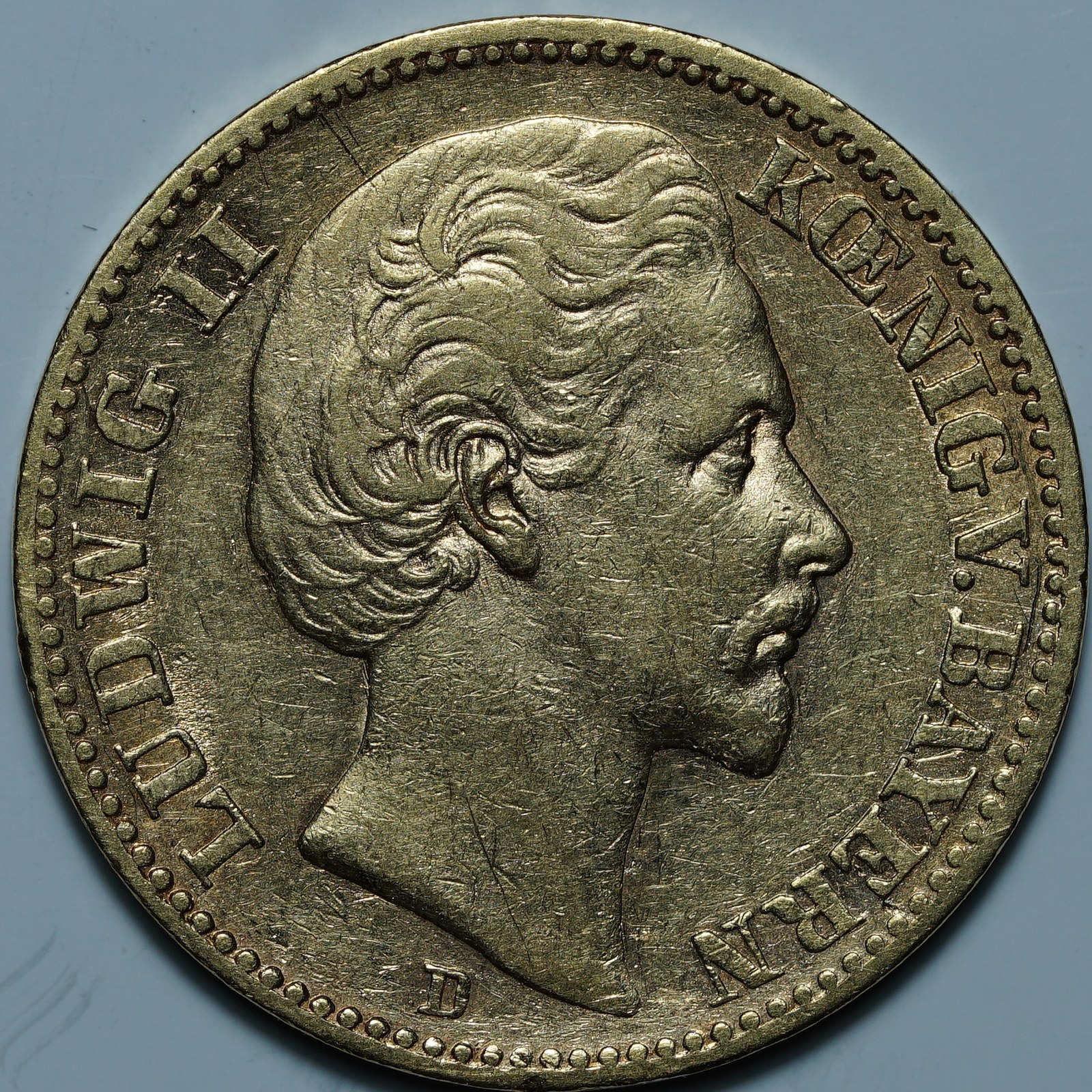 20 марок 1872 D