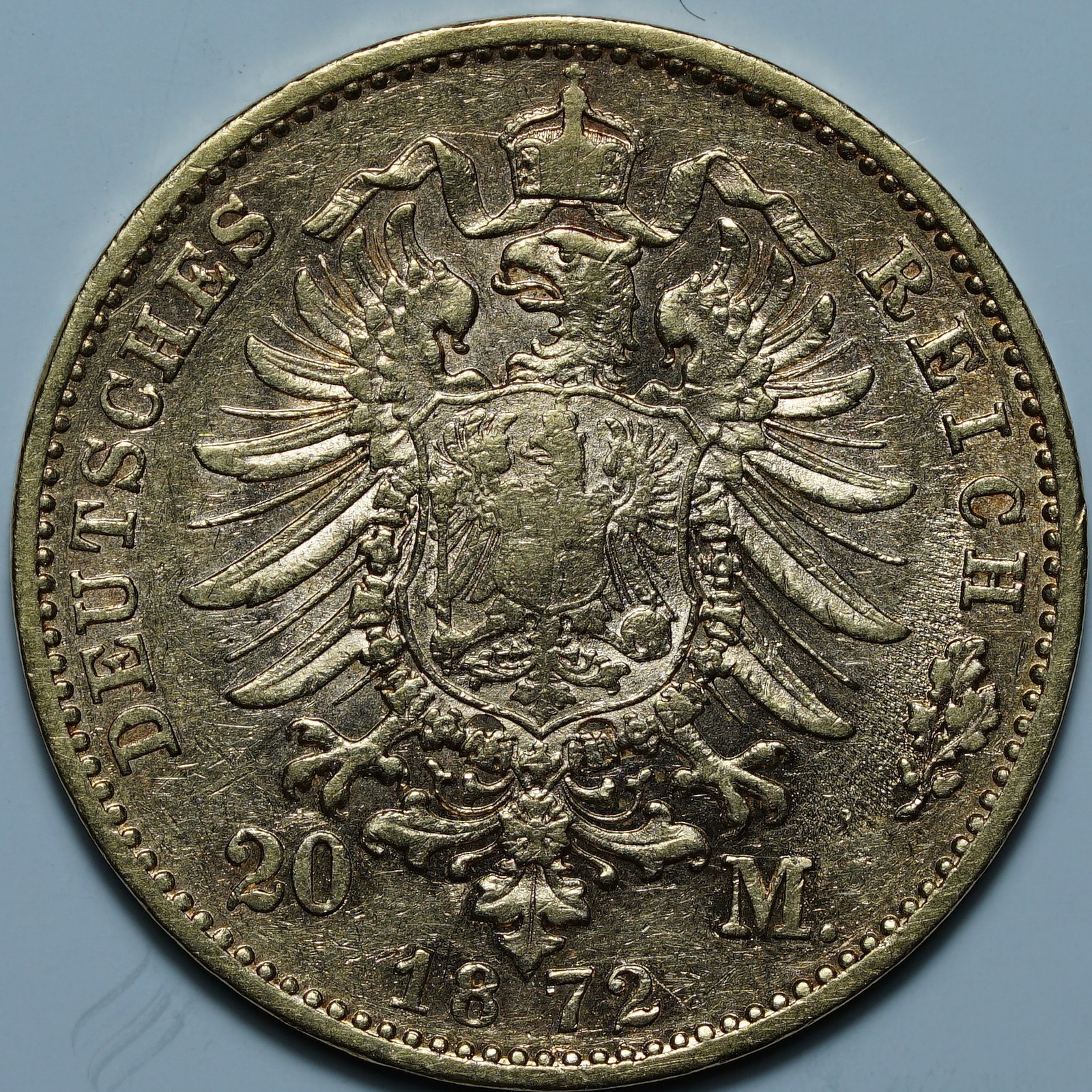 20 марок 1872 D