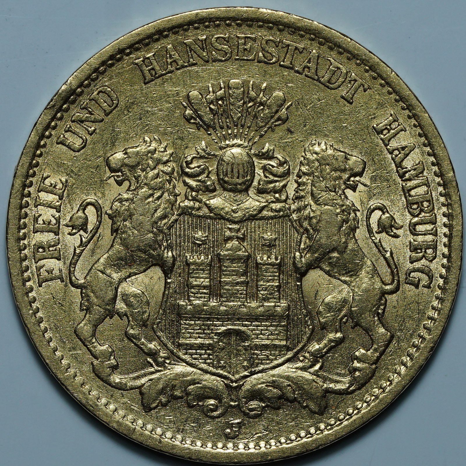 20 марок 1877 J