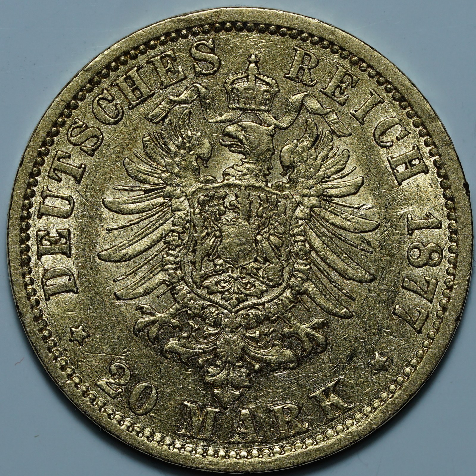 20 марок 1877 J