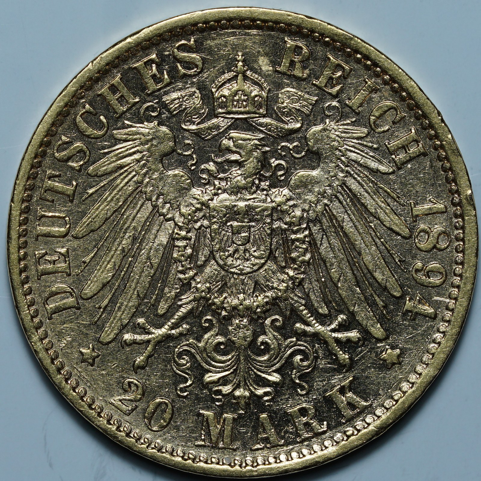 20 марок 1894 F