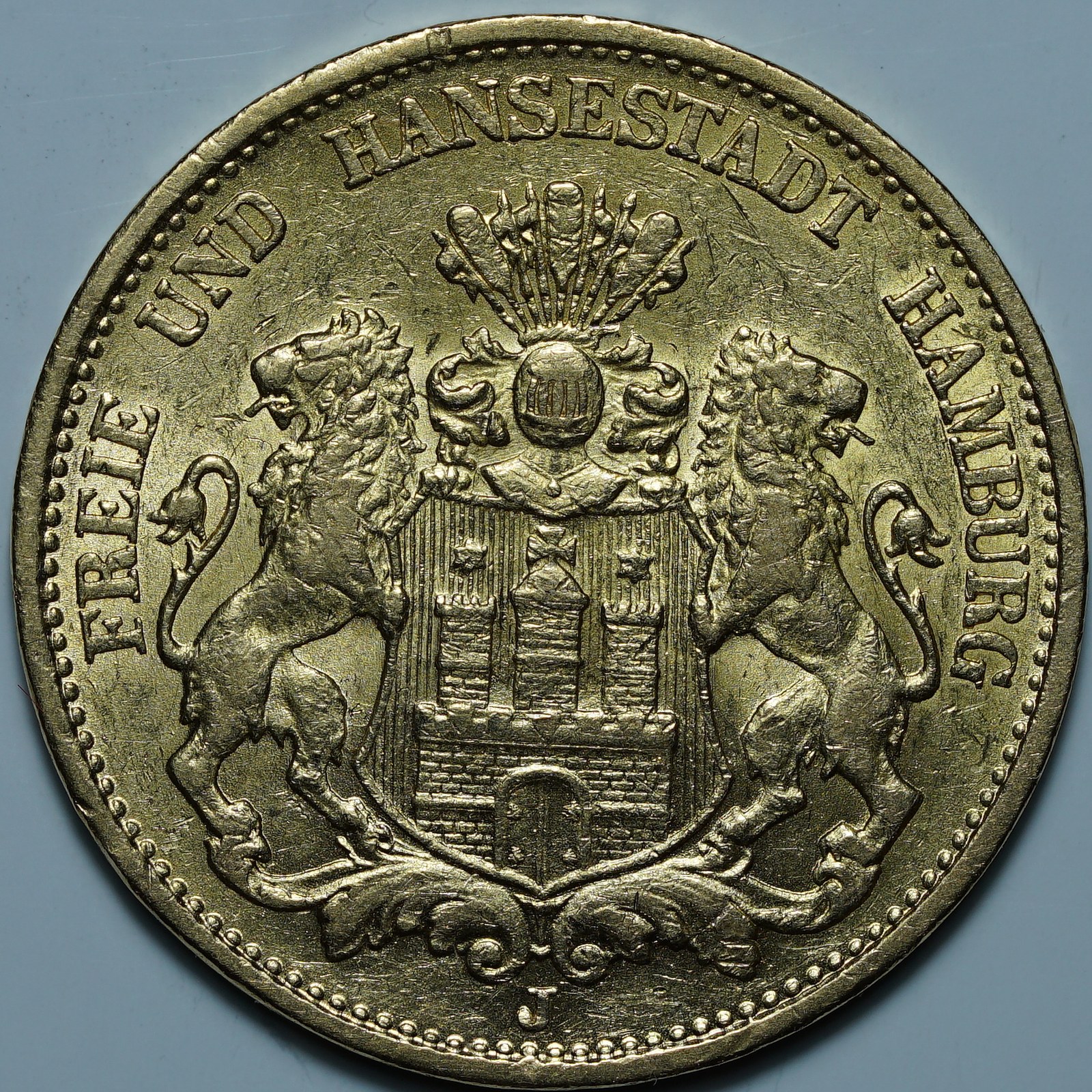20 марок 1897 J