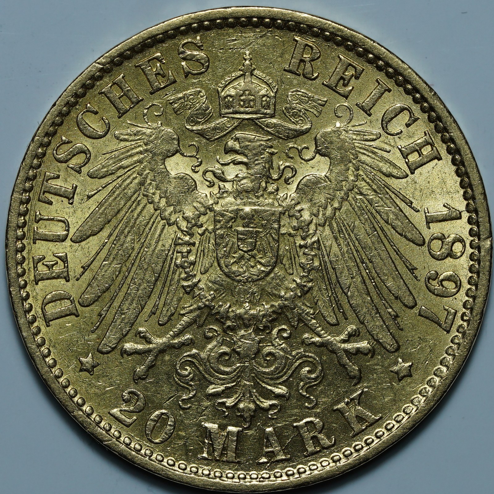 20 марок 1897 J