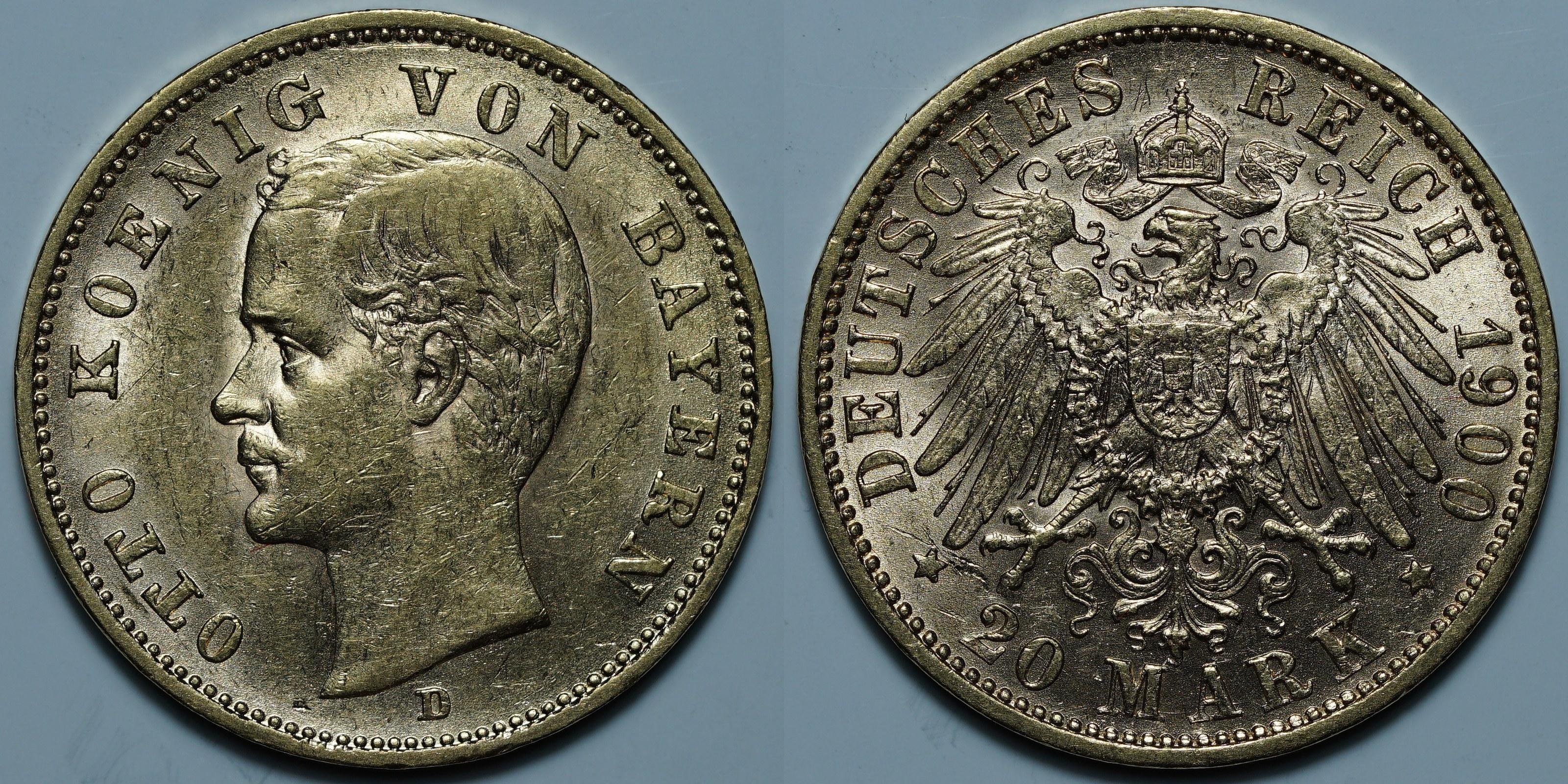 20 марок 1900 D