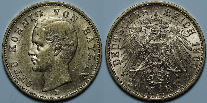 20 марок 1900 D