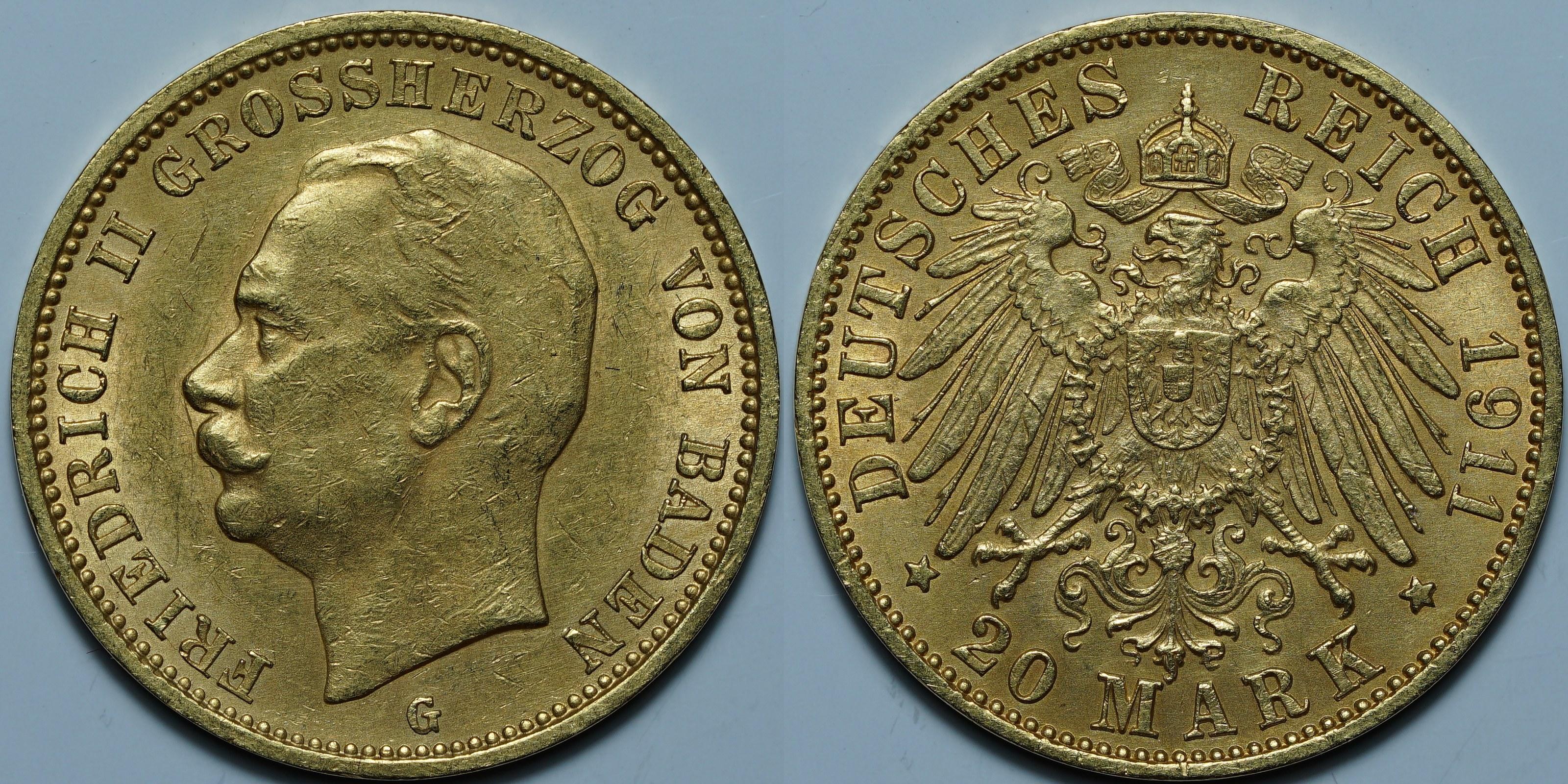 20 марок 1911 G