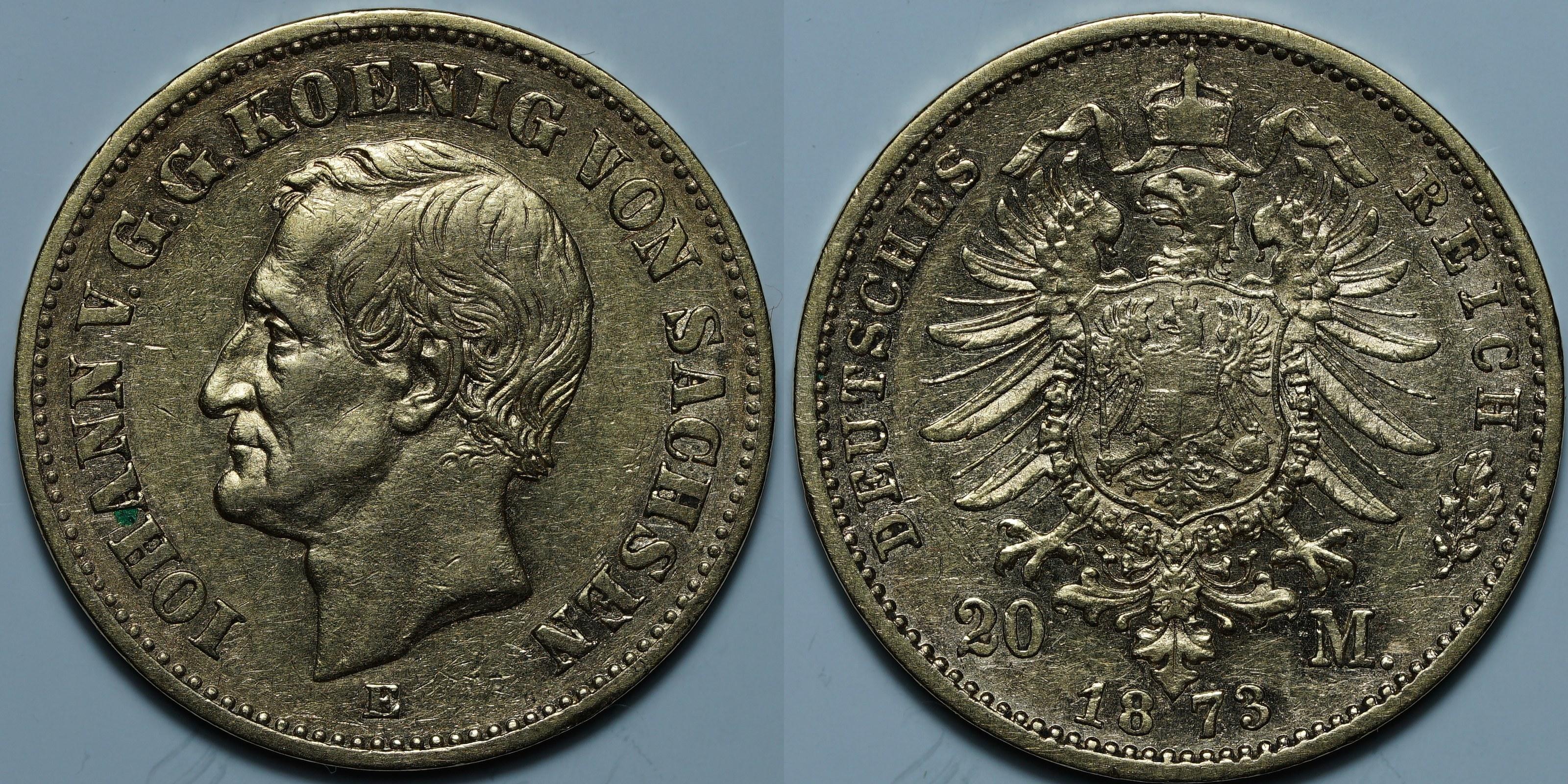 20 марок 1873 E