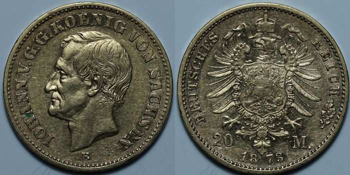 20 марок 1873 E