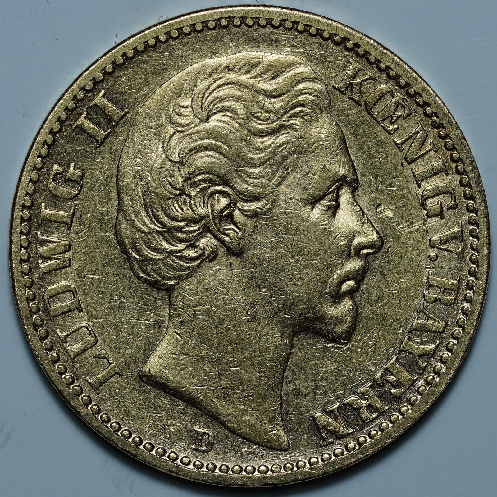 20 марок 1874 D