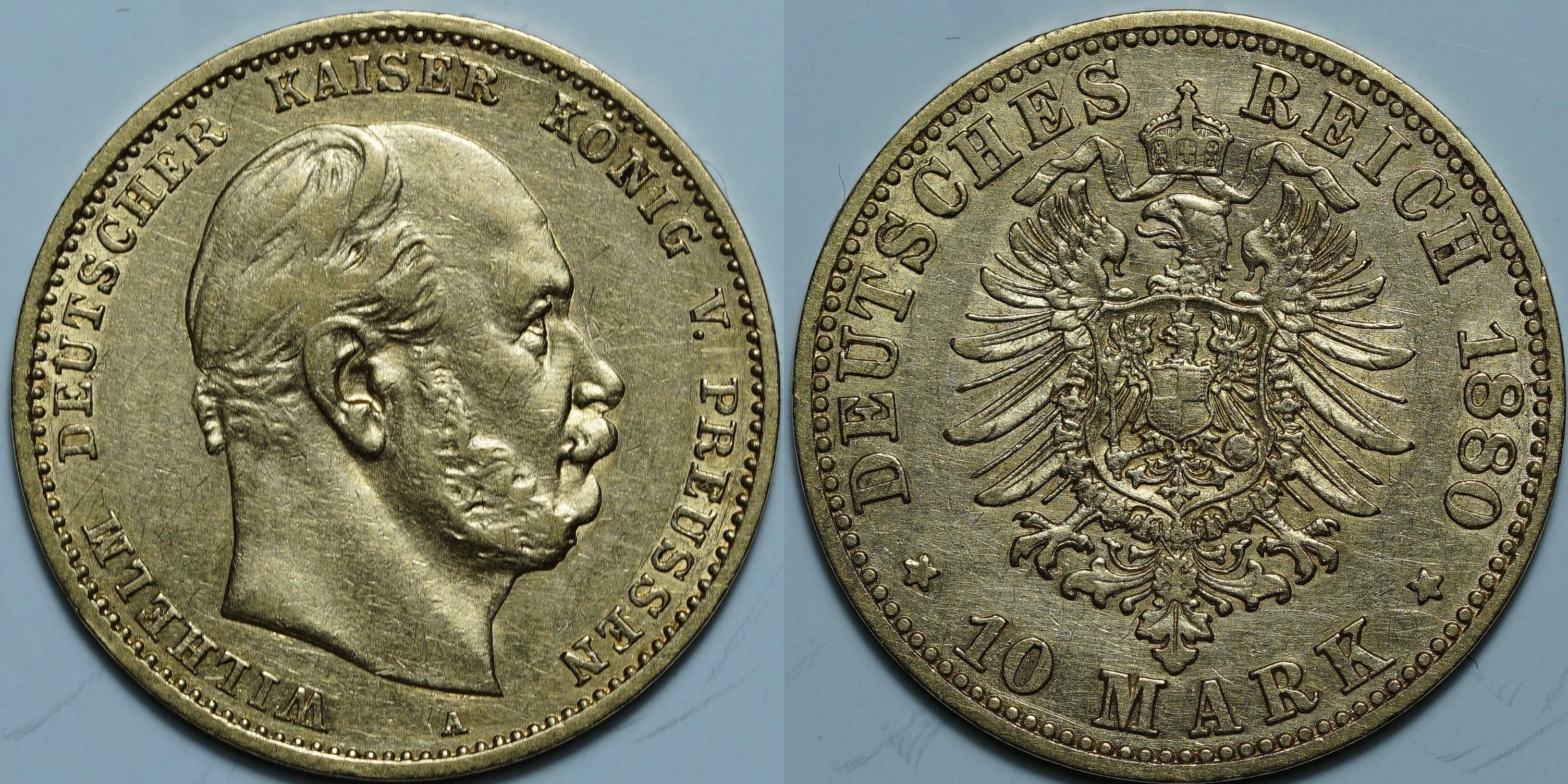 10 марок 1880 A