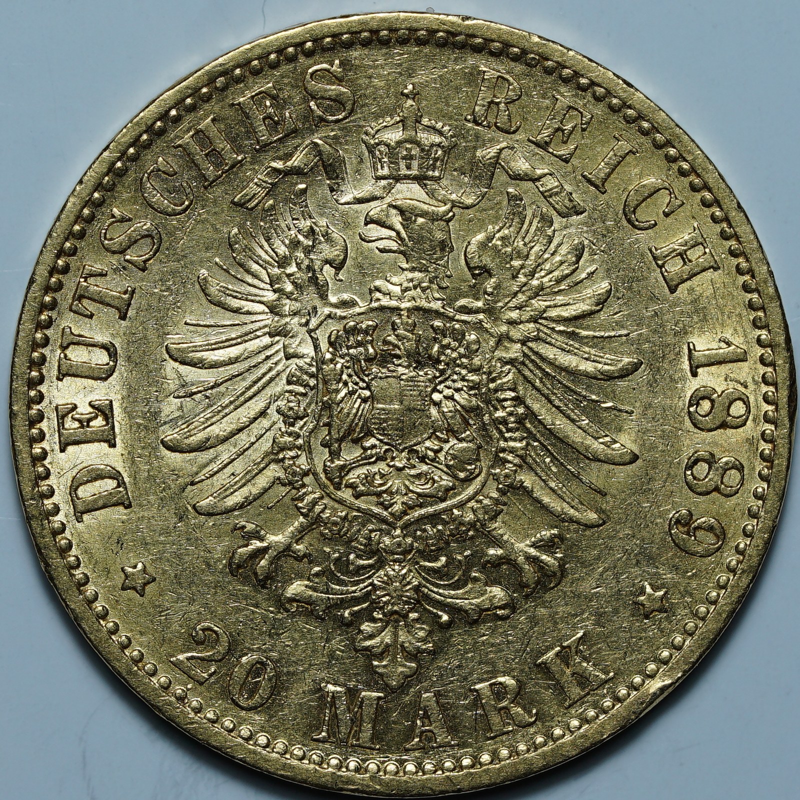 20 марок 1889 A