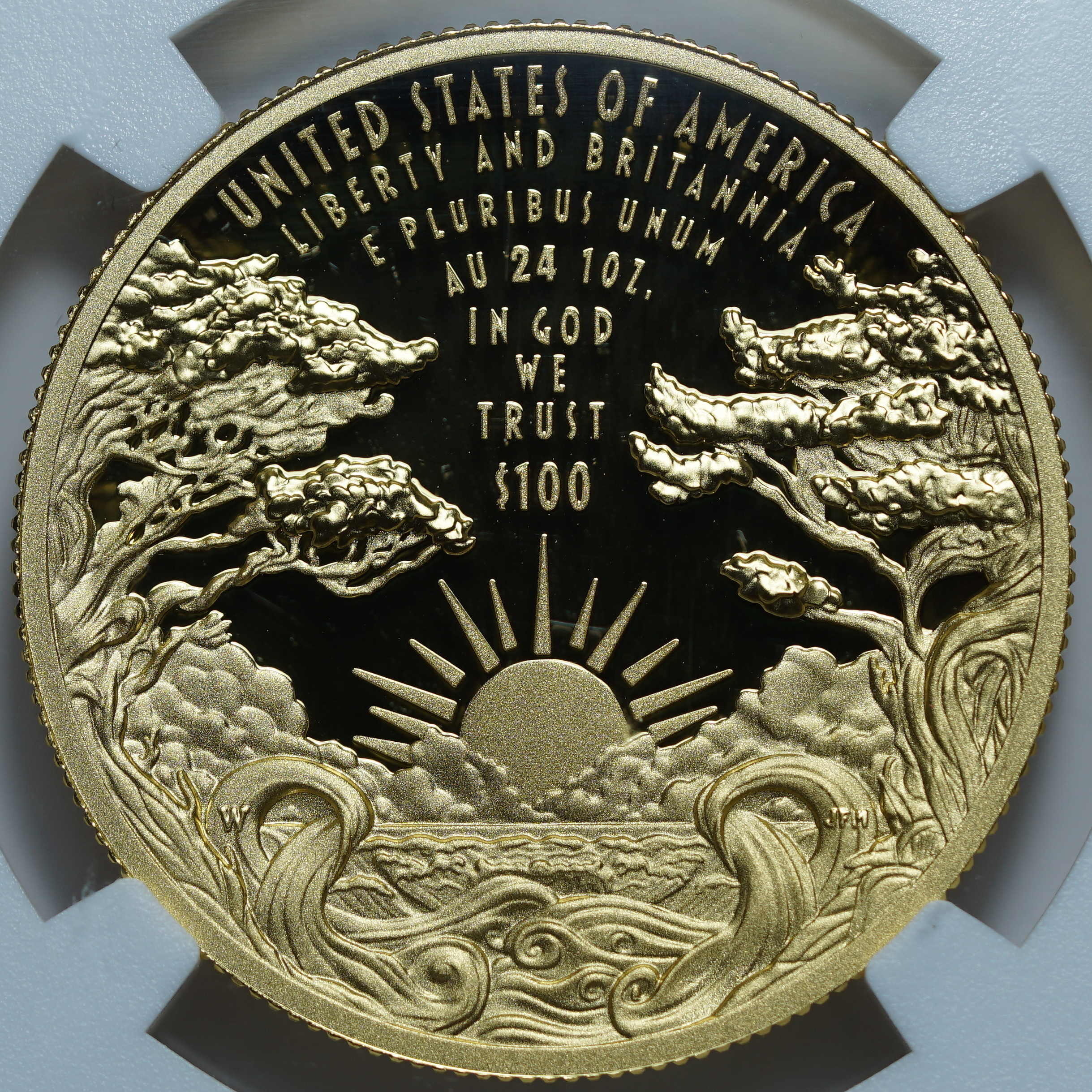 100 долларов 2024-W PF70 ULTRA CAMEO NGC