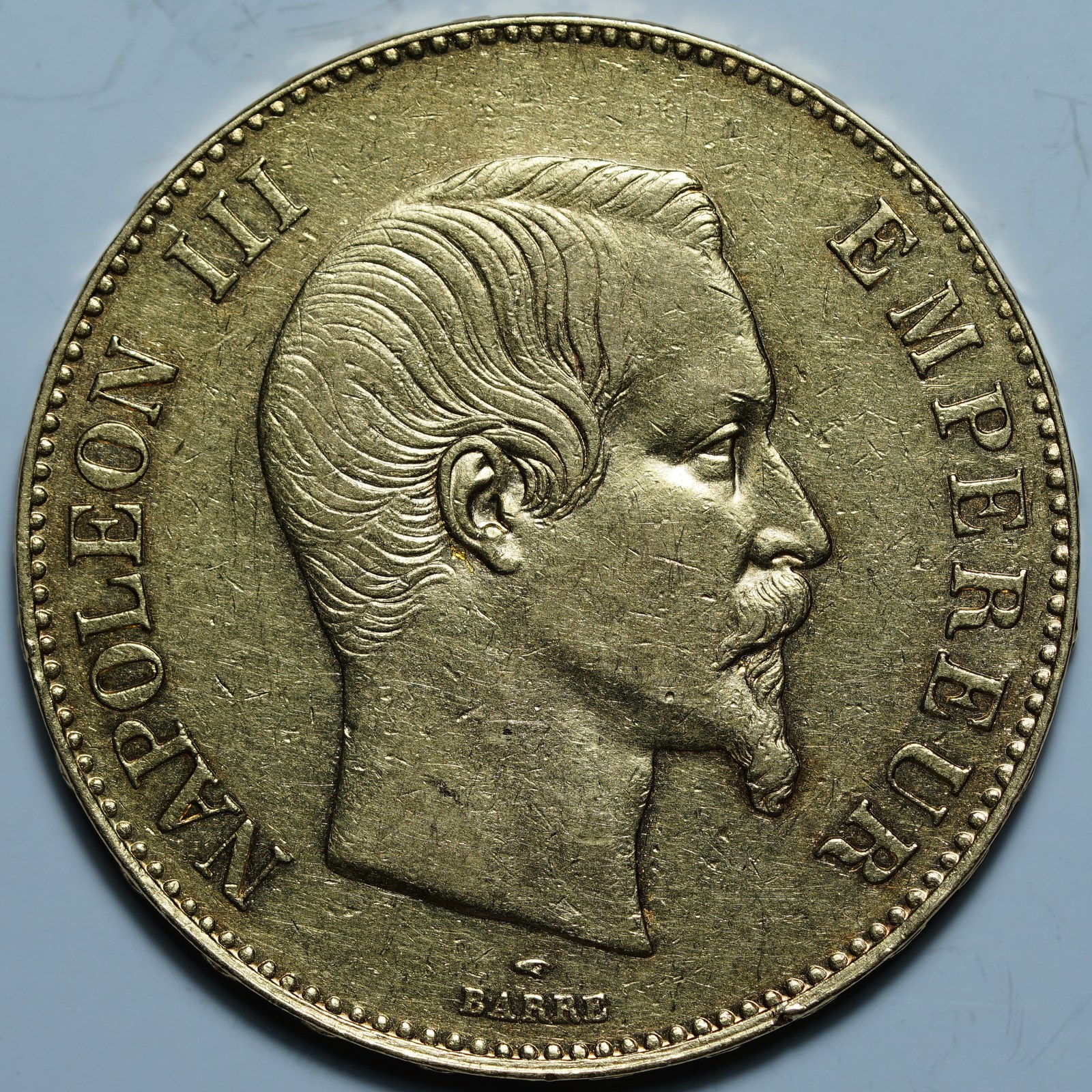 100 франков 1858 A