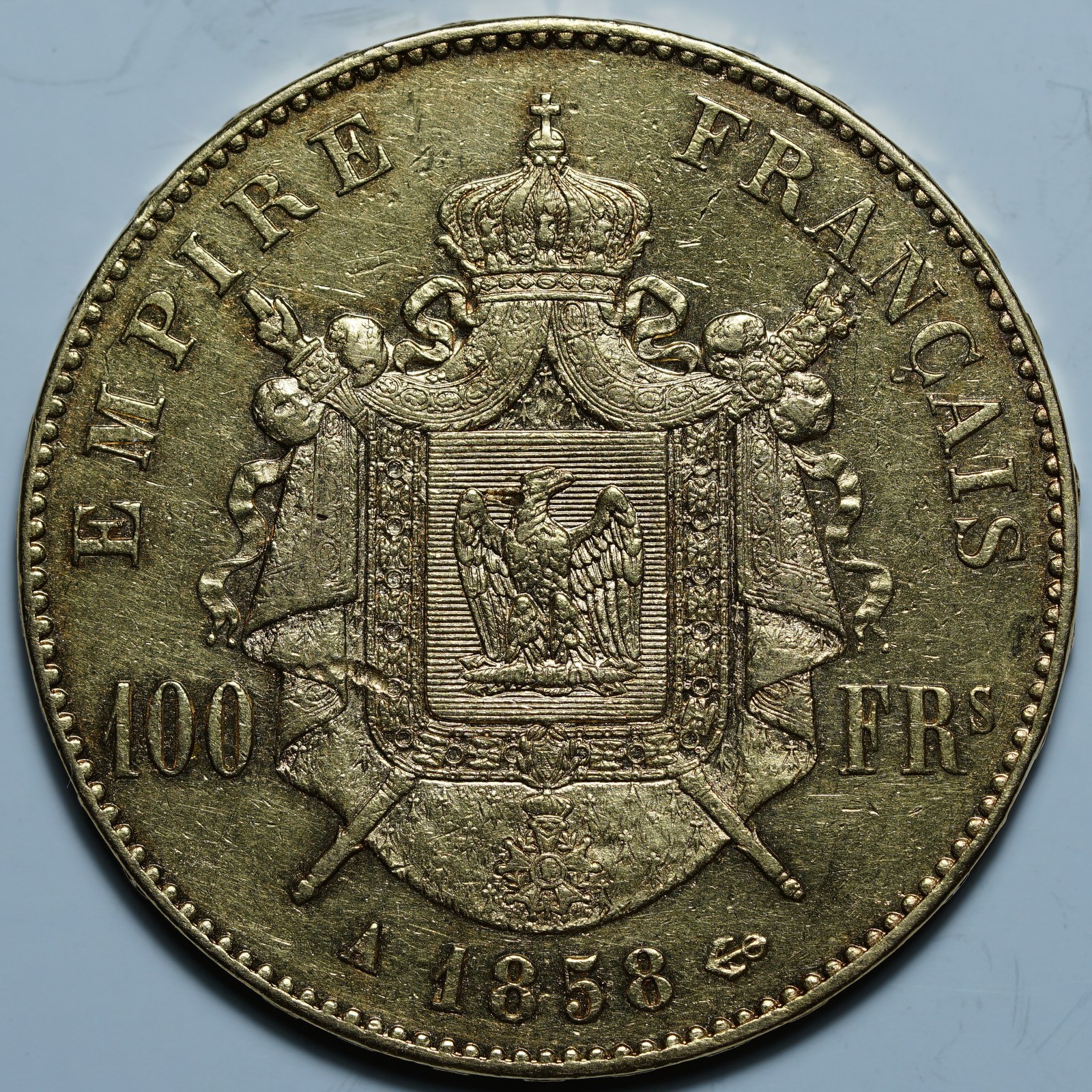 100 франков 1858 A