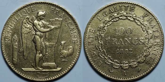 100 франков 1882 A