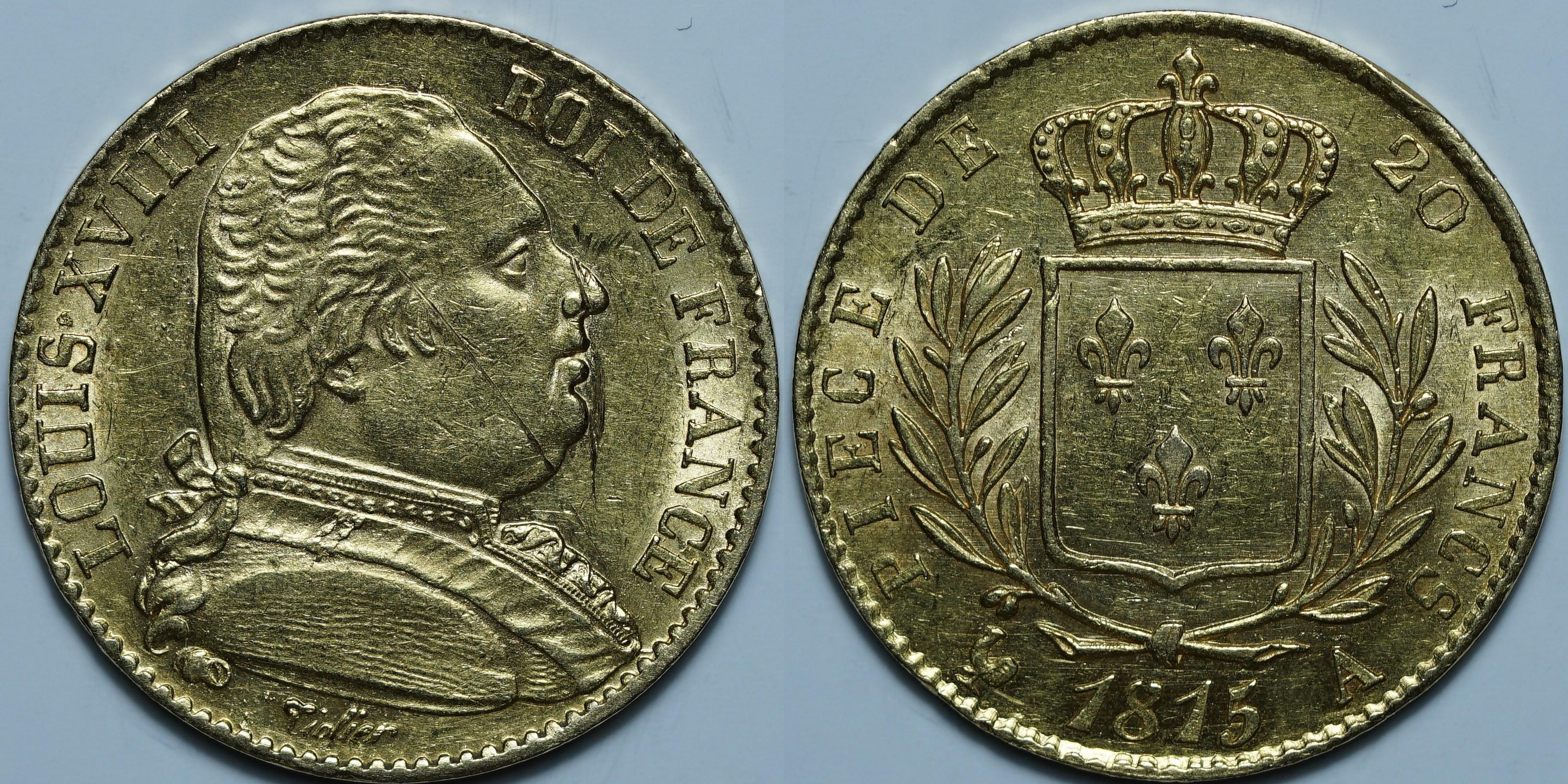 20 франков 1815 A
