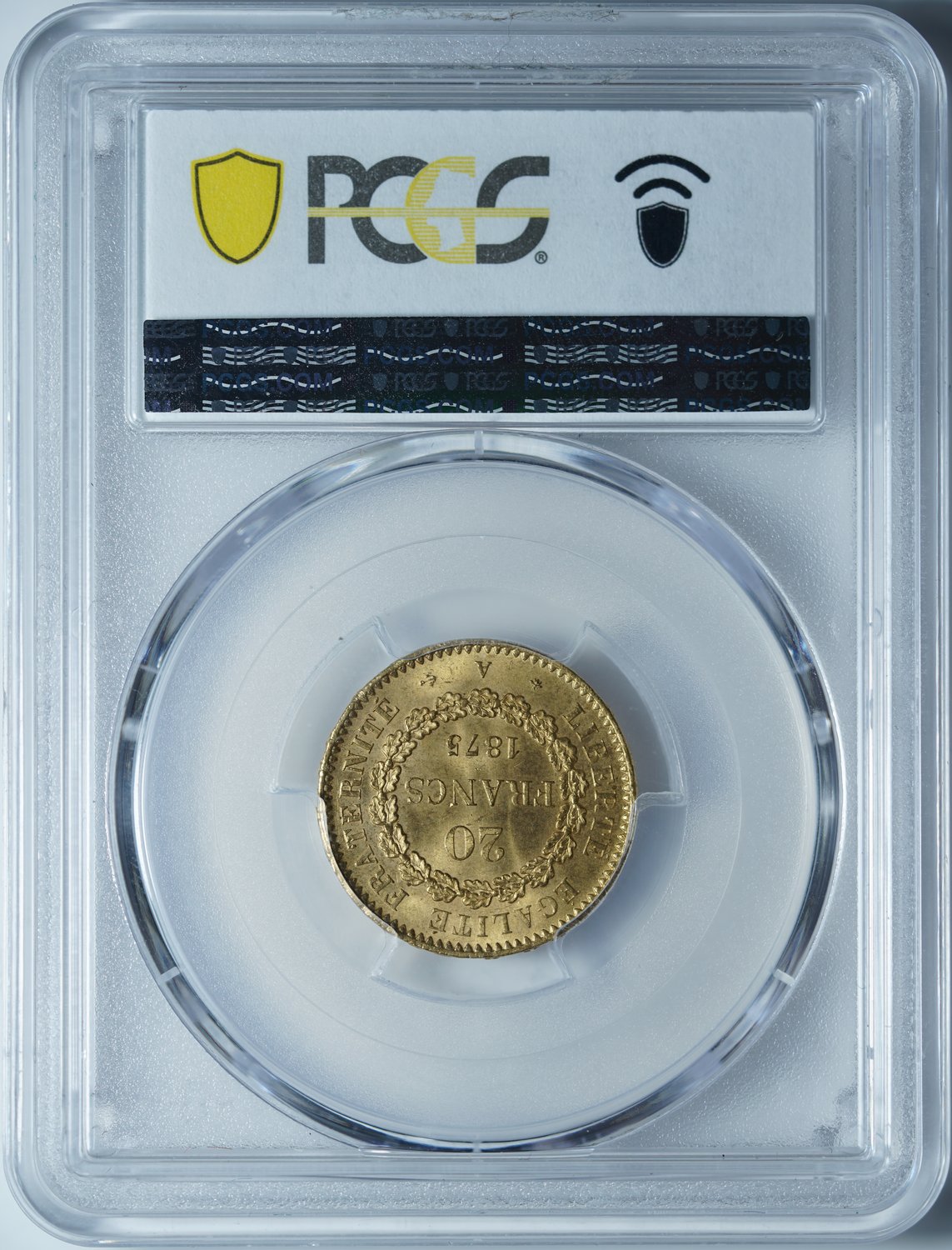 20 франков 1875 A MS66 PCGS