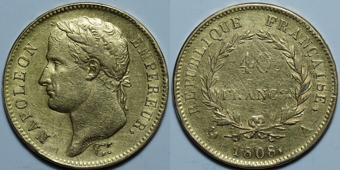 40 франков 1808 A