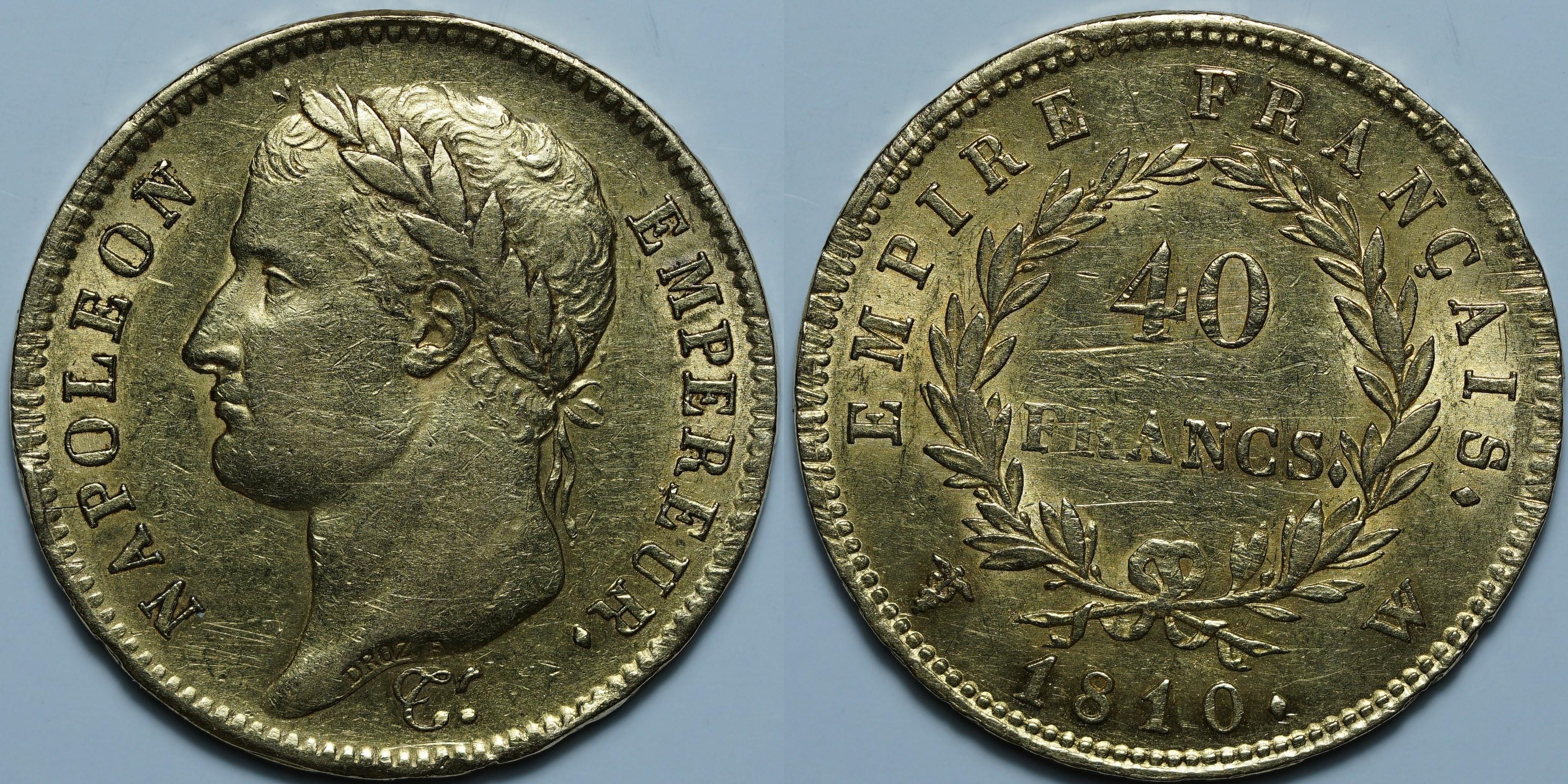 40 франков 1810 W