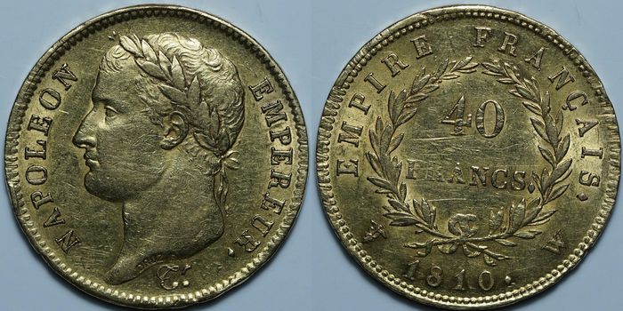 40 франков 1810 W