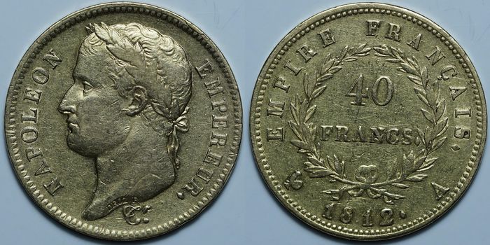 40 франков 1812 A