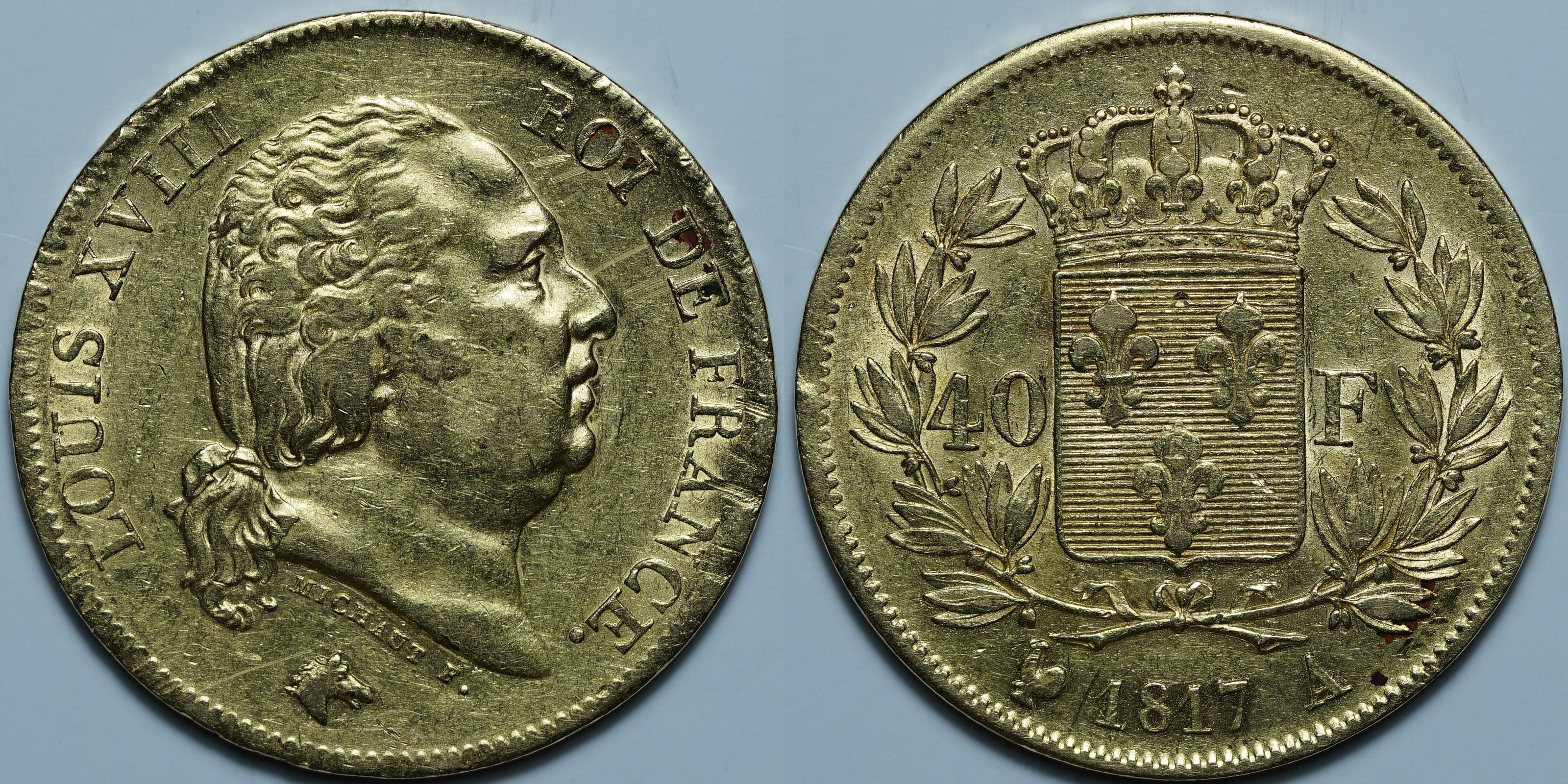 40 франков 1817 A