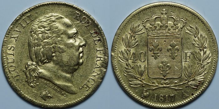 40 франков 1817 A