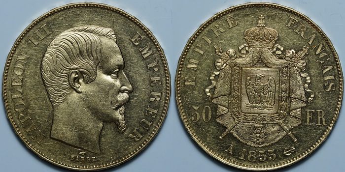 50 франков 1855 A