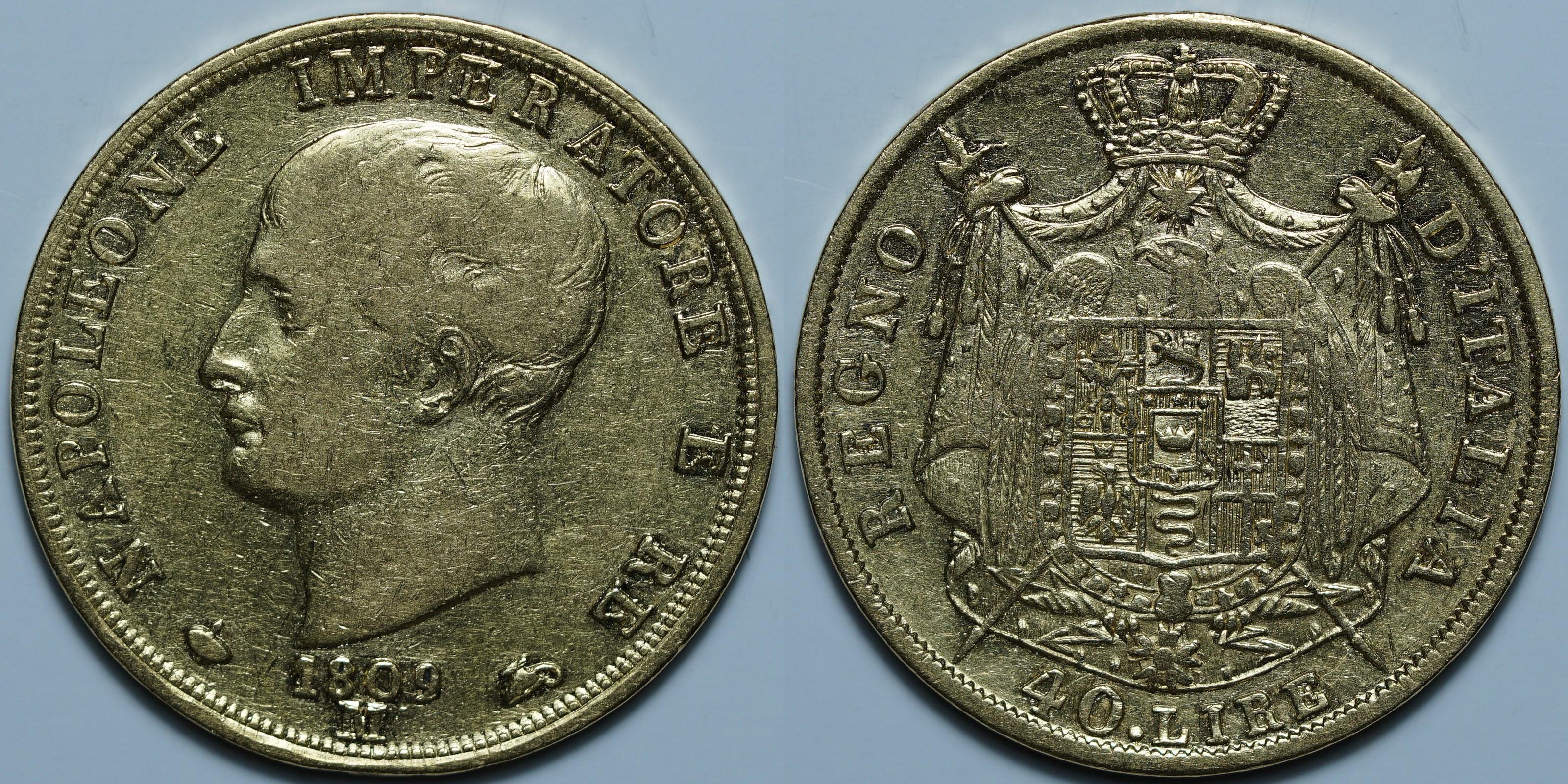 40 лир 1809 M