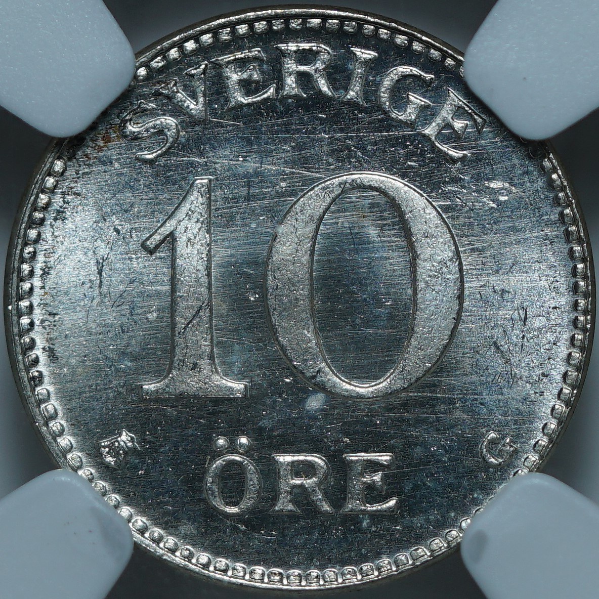 10 эре 1935 MS65 NGC