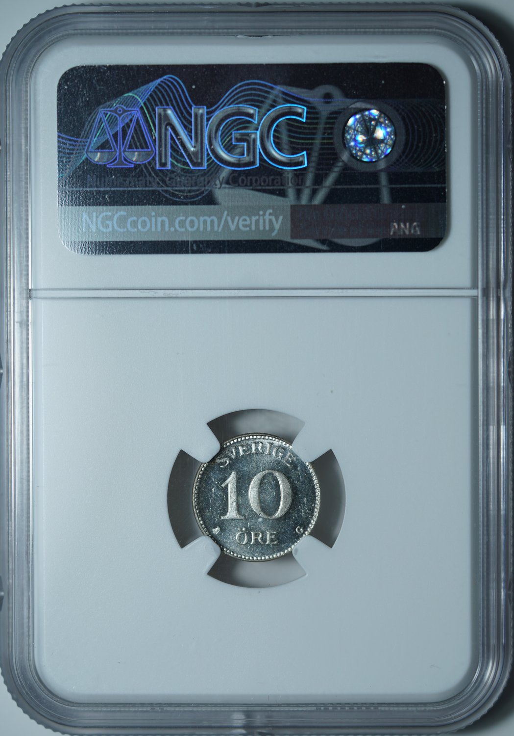 10 эре 1935 MS65 NGC