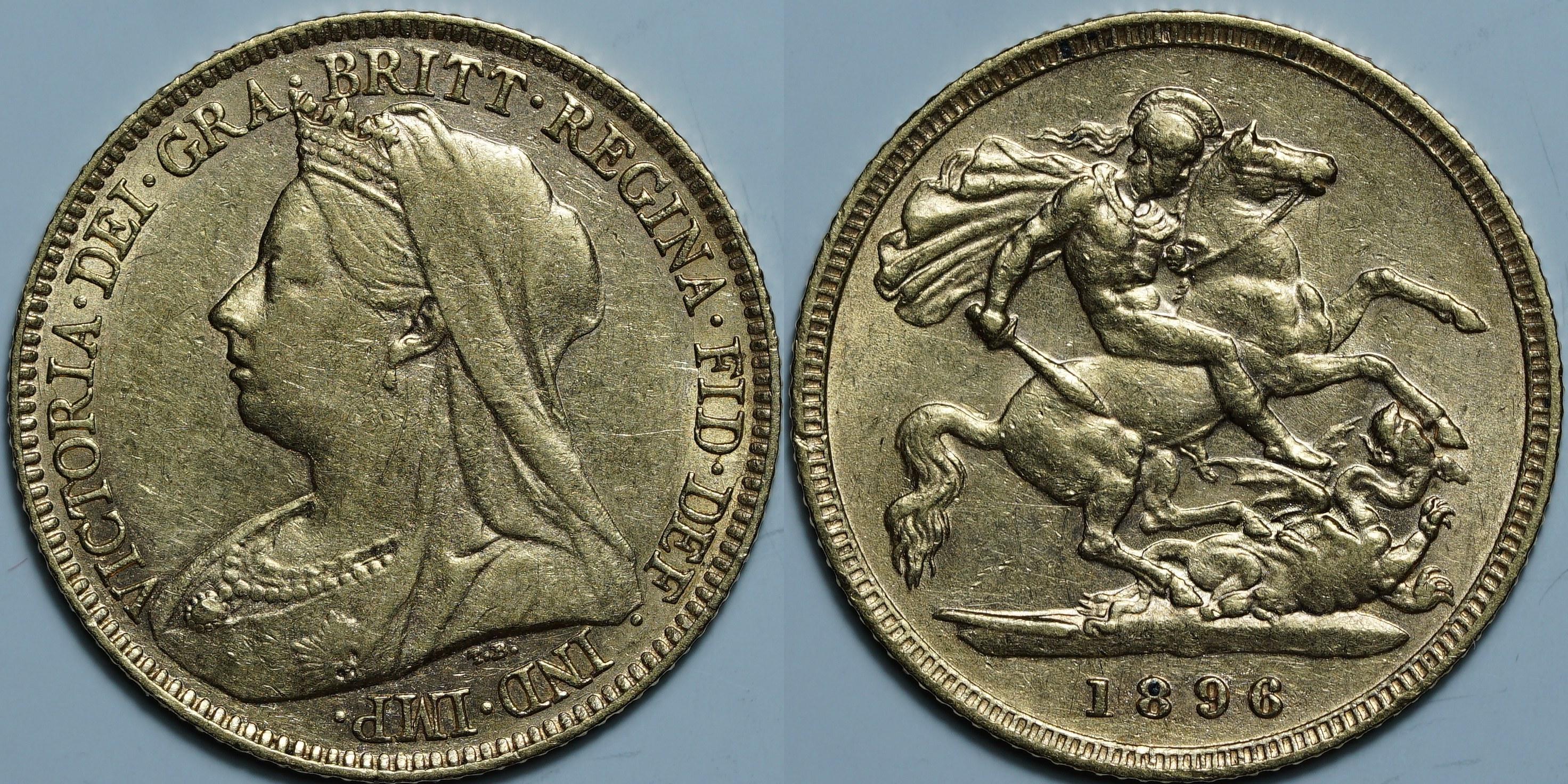 0,5 соверена 1896