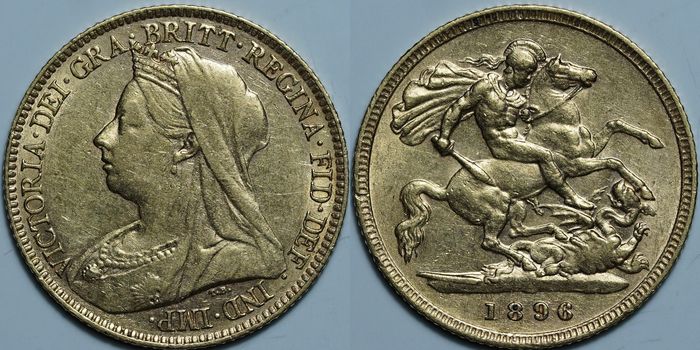 0,5 соверена 1896