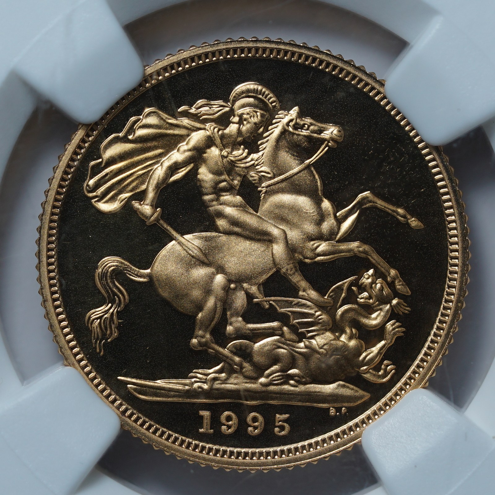 1 соверен 1995 PF69 ULTRA CAMEO NGC