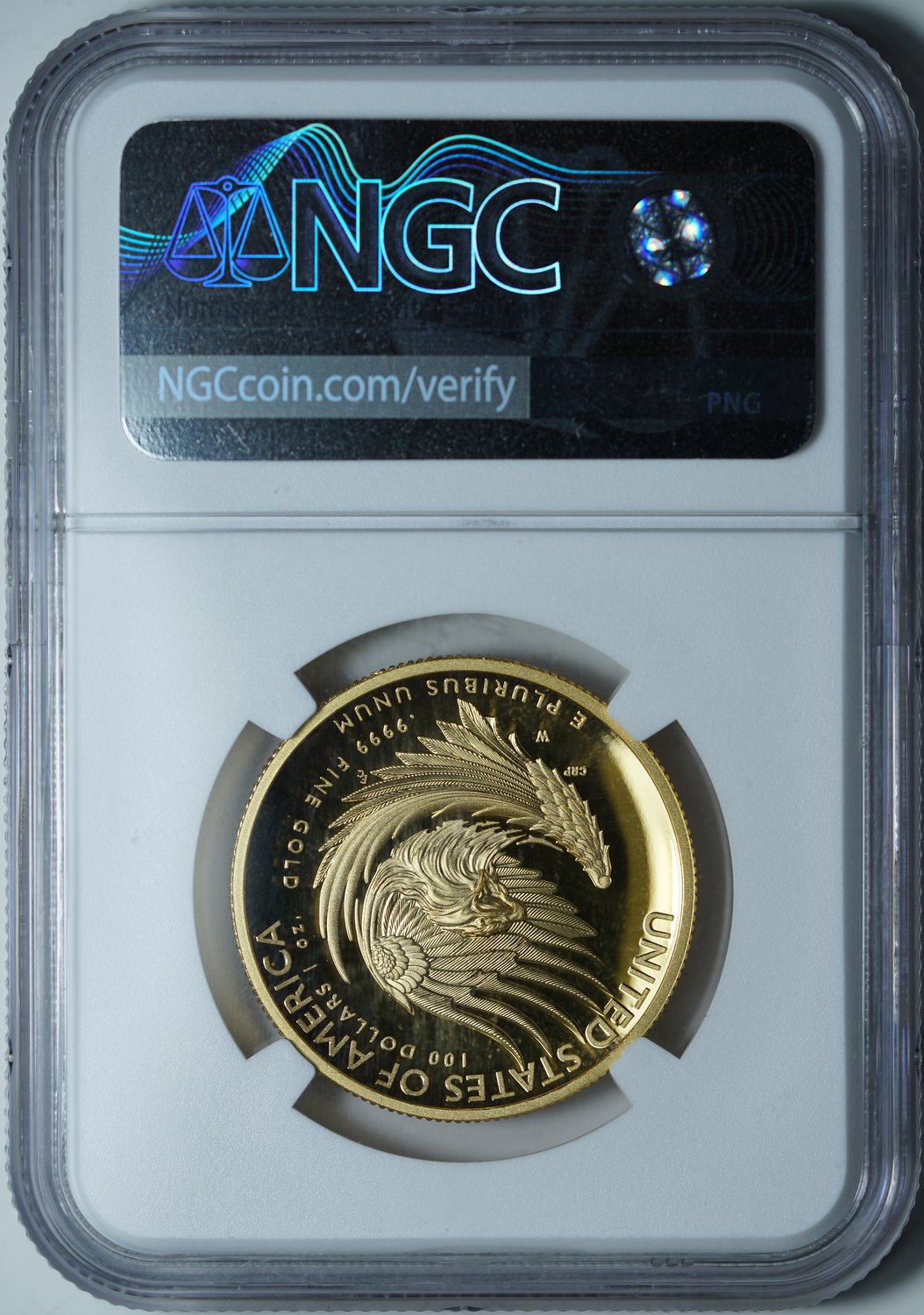 100 долларов 2025-W PF70 ULTRA CAMEO NGC