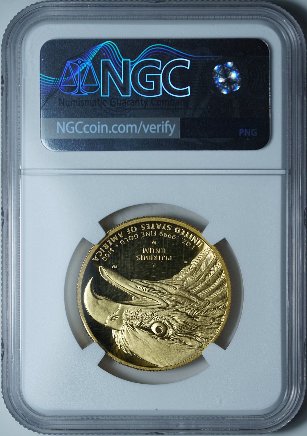 100 долларов 2021-W PF70 ULTRA CAMEO NGC