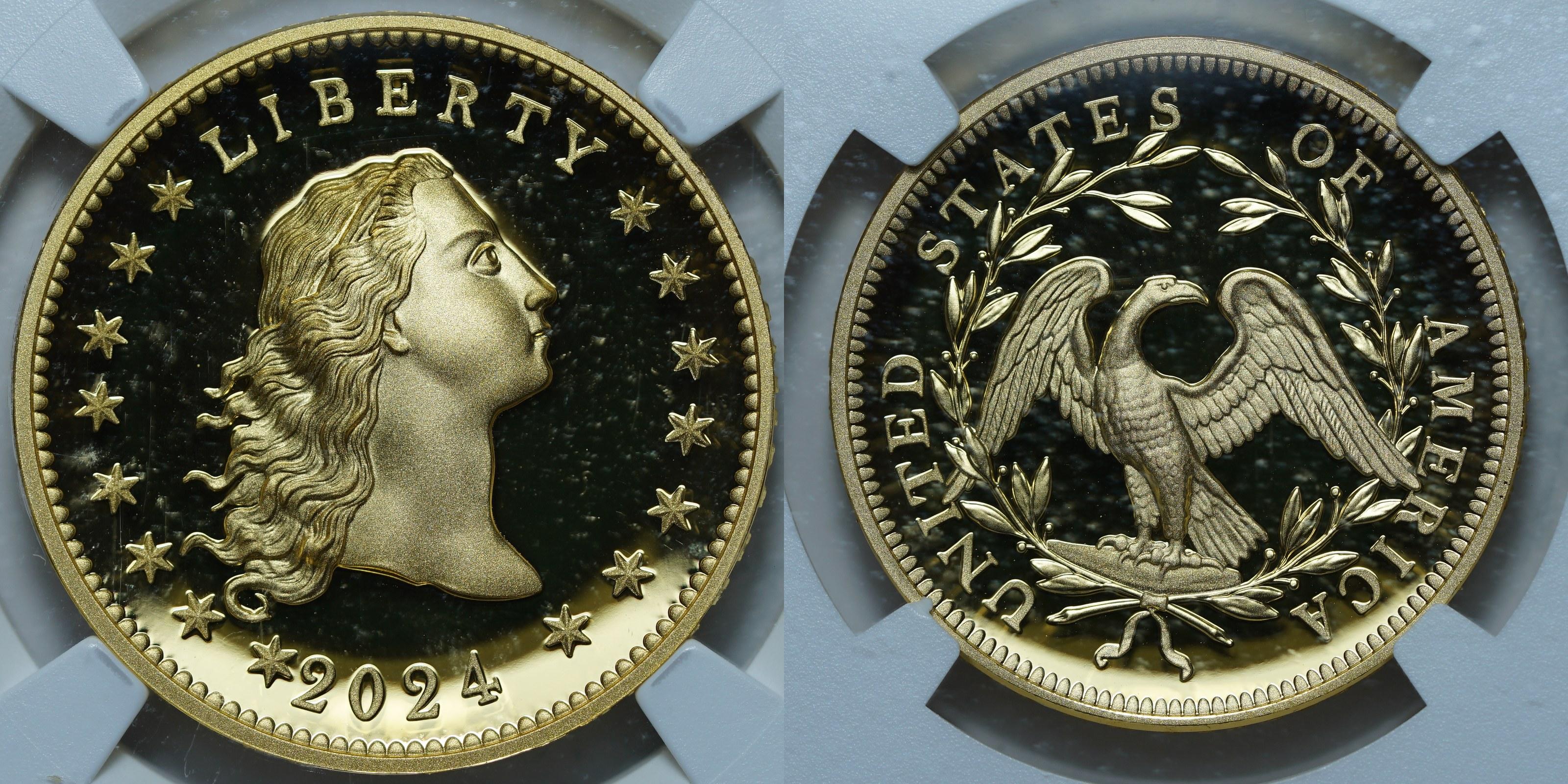 1 доллар 2024-W PF70 ULTRA CAMEO NGC