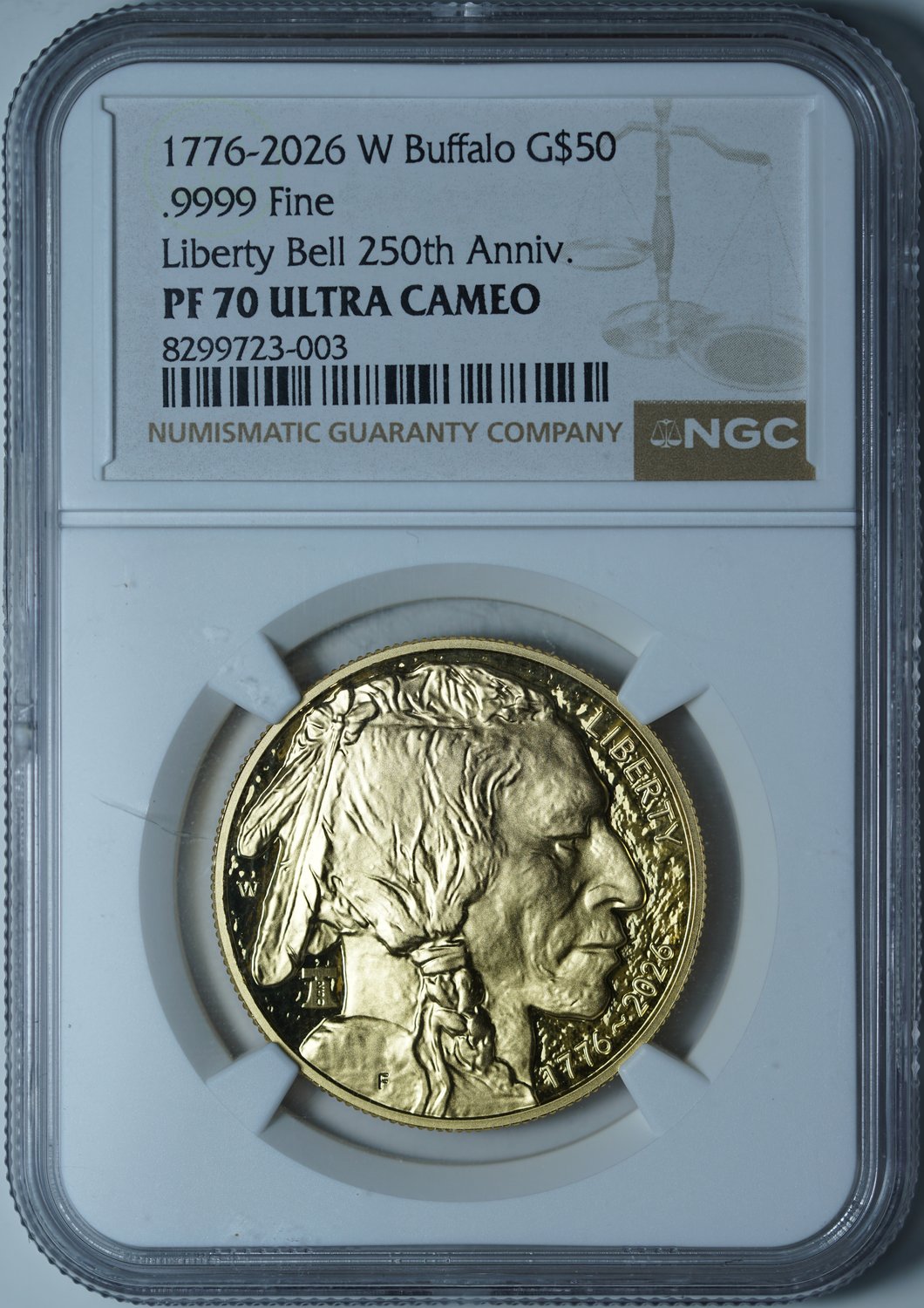 50 долларов 2026-W PF70 ULTRA CAMEO NGC
