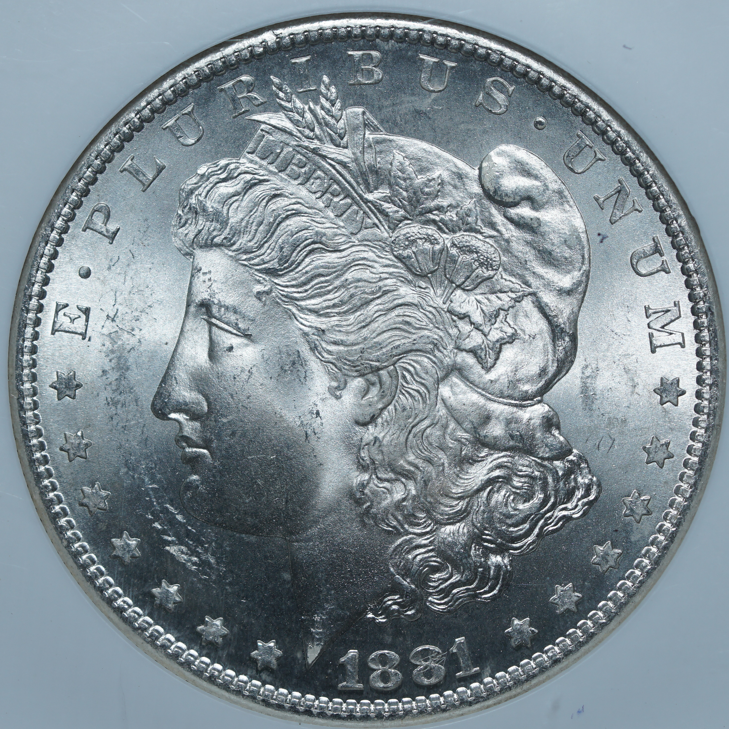1 доллар 1881-S MS64 NGC