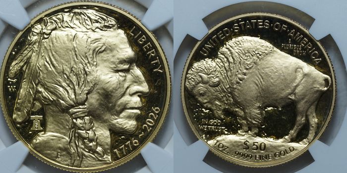 50 долларов 2026-W PF70 ULTRA CAMEO NGC