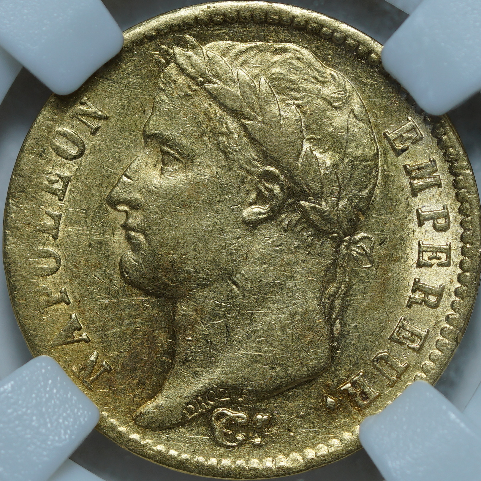 20 франков 1808 A AU53 ННР