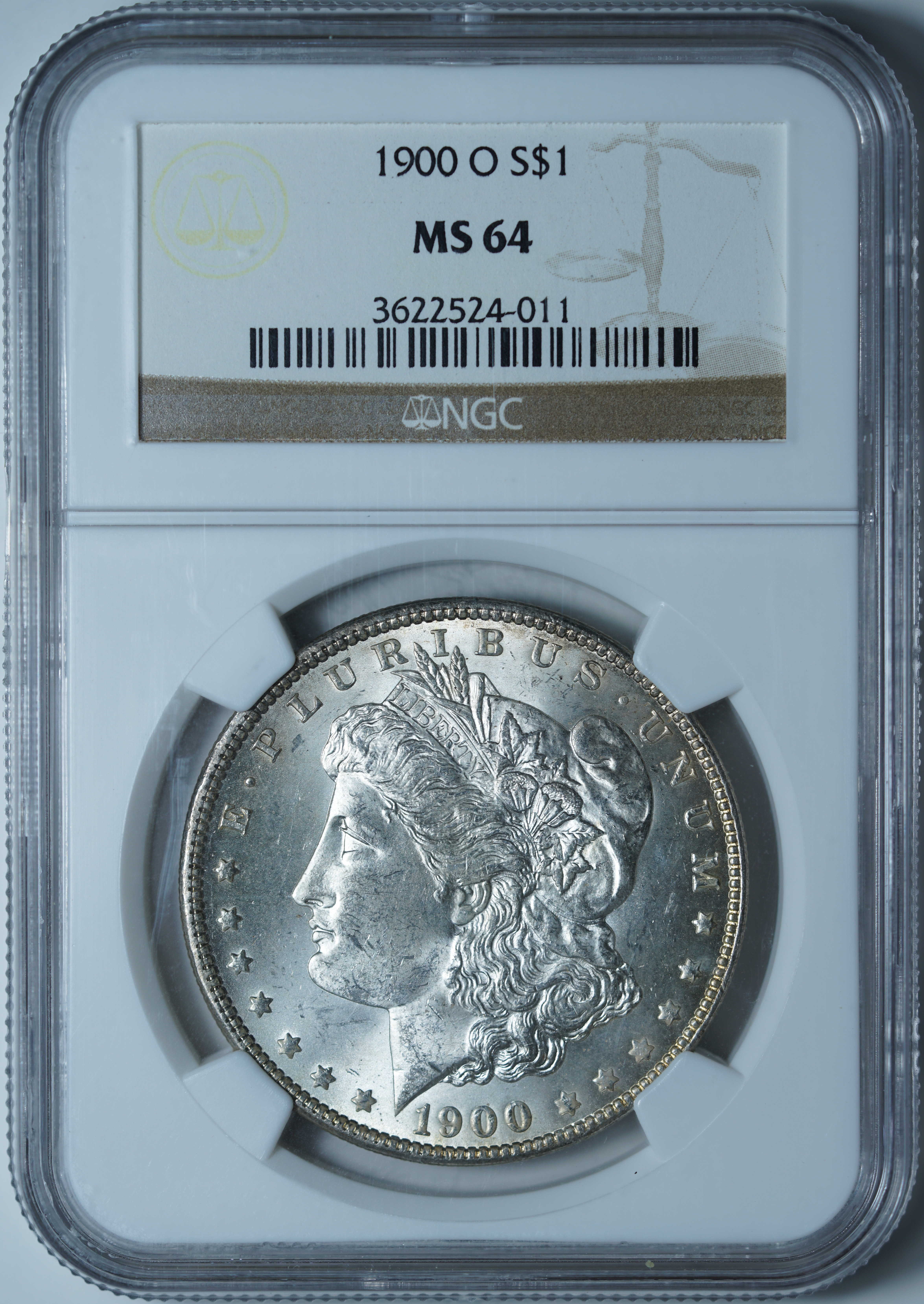 1 доллар 1900-O MS64 NGC