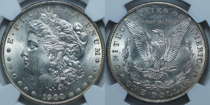 1 доллар 1900-O MS64 NGC